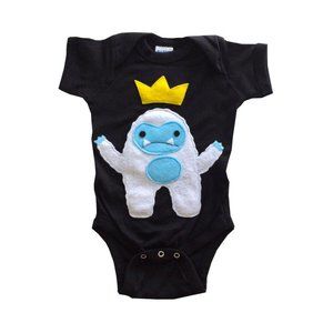 Baby Onesie-Graphic Yeti King